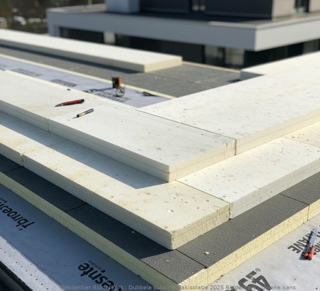 Dubbele Subsidie Dakisolatie 2025 Ridderkerk